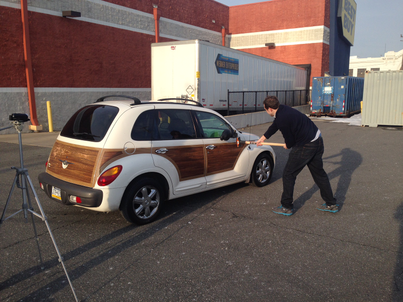 Illustration for article titled Here’s How I Crushed A Chrysler PT
Cruiser With A Hummer